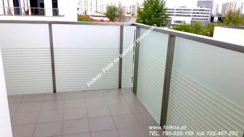 Warszawa- Folia na balkon Prystora, Ryżowa, Skaryszewska , Szyszkowa, Badylarska, Dzieci Warszawy -Oklejamy balkony folią