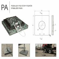 Podkład pod stopy podpór  żuraw, dźwig