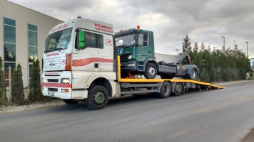 Holowanie ciężarowe pomoc drogowa tir transport ciężarowy poznań