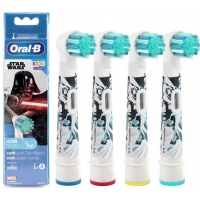 Oryginalne 4x Końcówki do szczoteczki Oral-B Braun STAGES Kids Star Wars  dla dzieci 3+