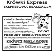 Krówki Firmowe cukierki z logo Expres II 4kg