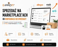 Pomożemy Ci rozpocząć sprzedaż na Allegro, Empik Marketplace, Erli i innych marketplace'ach. Kompleksowa obsługa E-Commerce