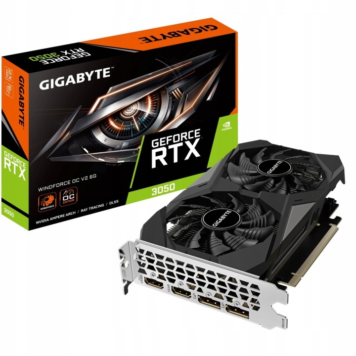 Karta graficzna Gigabyte GeForce RTX 3050 WINDFORCE V2 OC 6 GB