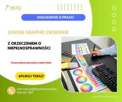 Junior Graphic Designer (K,M) z orzeczeniem o niepełnosprawności - praca zdalna dla osób z całej Polski