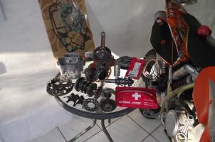 KTM 525 / 450 kompletna skrzynia 6 biegow nowa