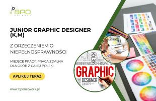 Junior Graphic Designer (K,M) z orzeczeniem o niepełnosprawności - praca zdalna dla osób z całej Polski