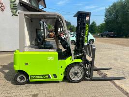 Wózek widłowy elektryczny Zoomlion FB35, 3,5t, Triplex 4,8m, 80V/460Ah