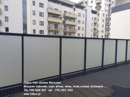 Oklejamy balkony Wawa Wola, Bemowo -Łokuciewskiego, Pełczyńskiego, Goleszowska, Sowińskiego, Worcella...Oklejamy balkon Wawa