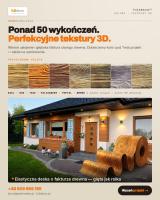 belki rustykalne dekoracyjne maskownice NA WYMIAR imitacja drewna elastyczna deska elewacyjna maskownica