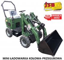 MINI ŁADOWARKA KOŁOWA PRZEGUBOWA / ŁAMANA MS-L116KN JSB - PRODUCENT MINIMASZYN, MOBILNY SERWIS MASZYN BUDOWLANYCH, CZĘŚCI