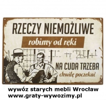 Odbiór,wywóz,utylizacja starych mebli Wrocław.Wywóz mebli Wrocław.