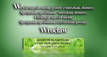 Wywóz mebli Wrocław,wywóz starych mebli Wrocław,utylizacja mebli Wrocław