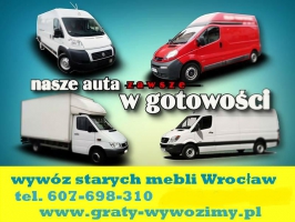 Odbiór,wywóz,utylizacja starych mebli Wrocław.Opróżnianie mieszkań Wrocław.