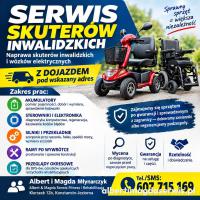 Naprawa skuterów inwalidzkich Raszyn - wymiana akumulatorów, kasowanie błędów