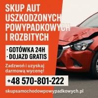 Skup samochodów zepsutych, skup samochodów używanych po wypadku - Gotówka