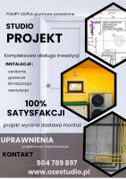 INSTALACJE POMPY USŁUGI KLIMATYZACJA PROJEKT WYKONANIE KOMPLEKSOWA REALIZACJA OZE STUDIO PROJEKT  BIAŁYSTOK