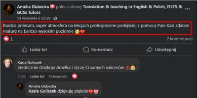Cheap and Effective Tutoring: English, Polish, Maths etc.