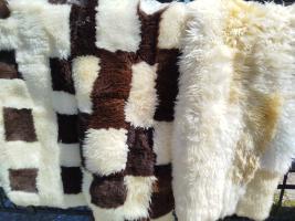 Patchwork z naturalnych skór owczych–design klasy Premium