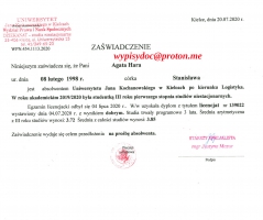 Badania Laboratoryjne, Faktury, Polisy, Świadectwa Pracy, Zaświadczenia